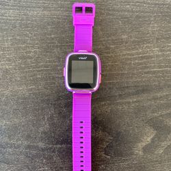 Vtech purple digital wrist watch with buckle band NO CHARGING CORD