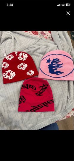 Denim tear Hellstar Beanie God speed