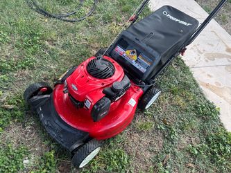 Lawn mower with bag Lawnmower