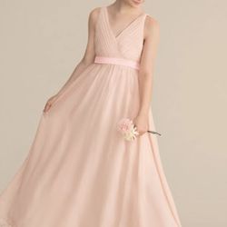 Jr Bridesmaid Dress- Blushing pink