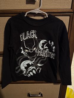 Black Panther Shirt 5T