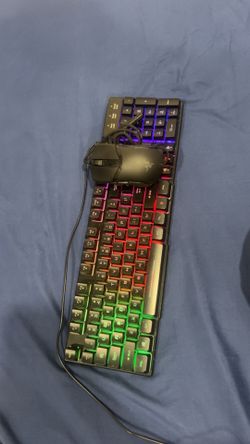Gaming keyboard and razer mouse