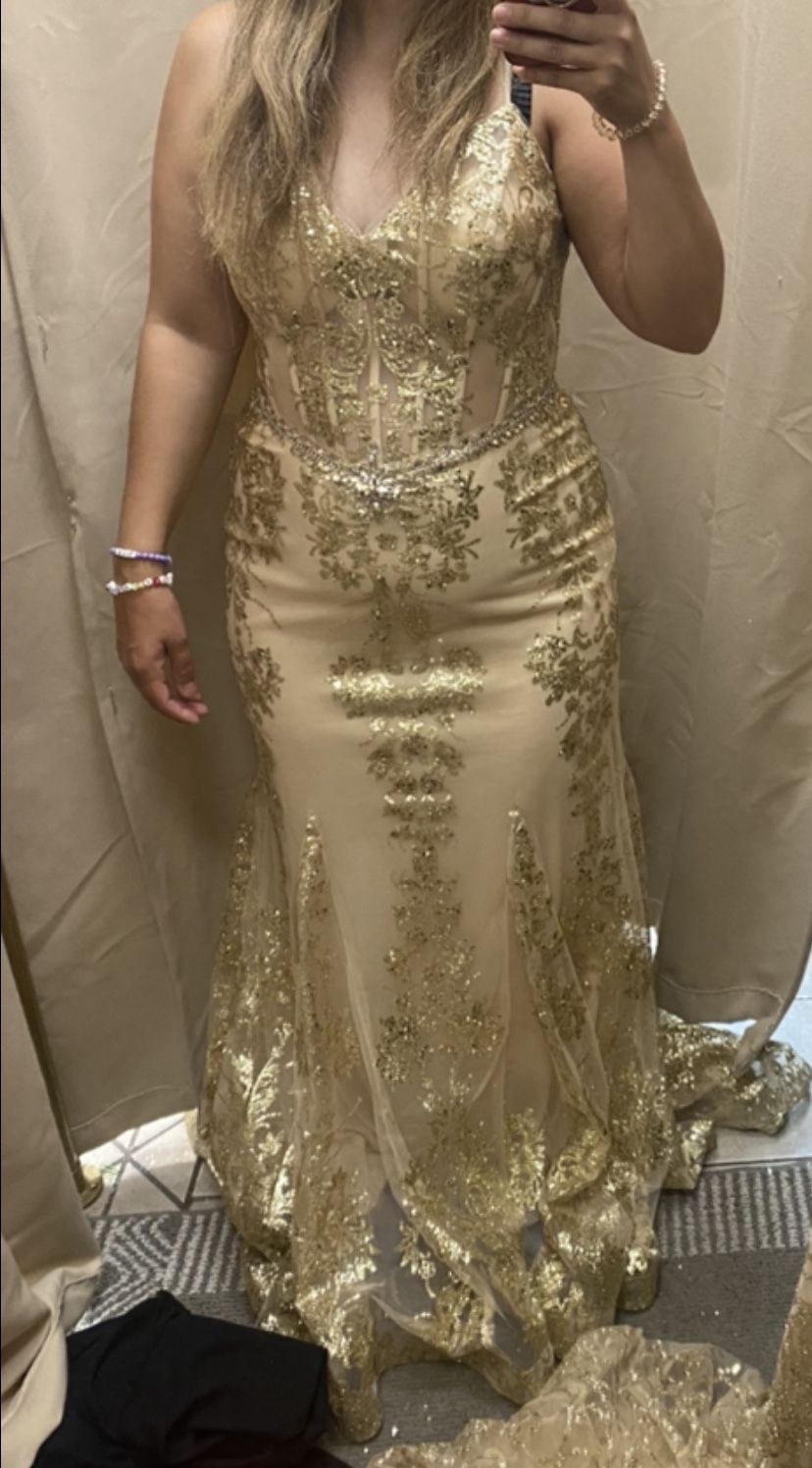 Gold Dress