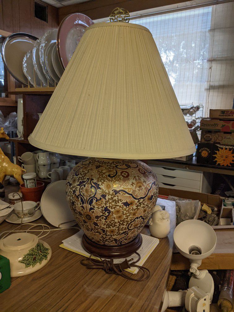 Antique Asian Table Lamp