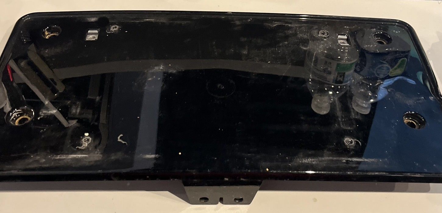 2012 Audi license plate bracket