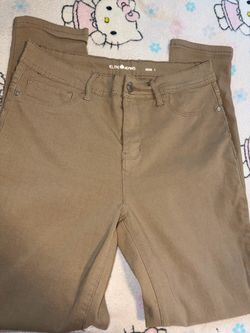 L- khaki jegging jeans