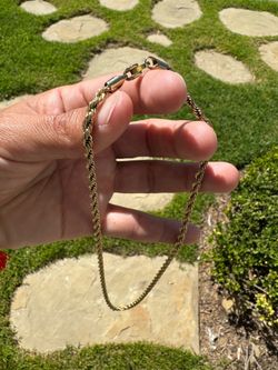 Gold Rope Chain Necklace