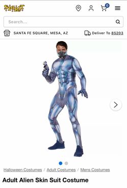 Adult Alien Skin Suit Costume