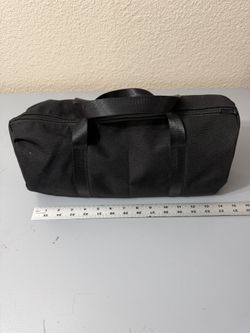 Black 100D Cordura W/Black Paisley Bandana Lining Mini Duffle Bag