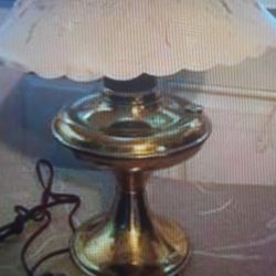 Antique 1911- 12 Alladin Model 3 Style Brass Kerosene Electrified. Parlor Lamp, $80