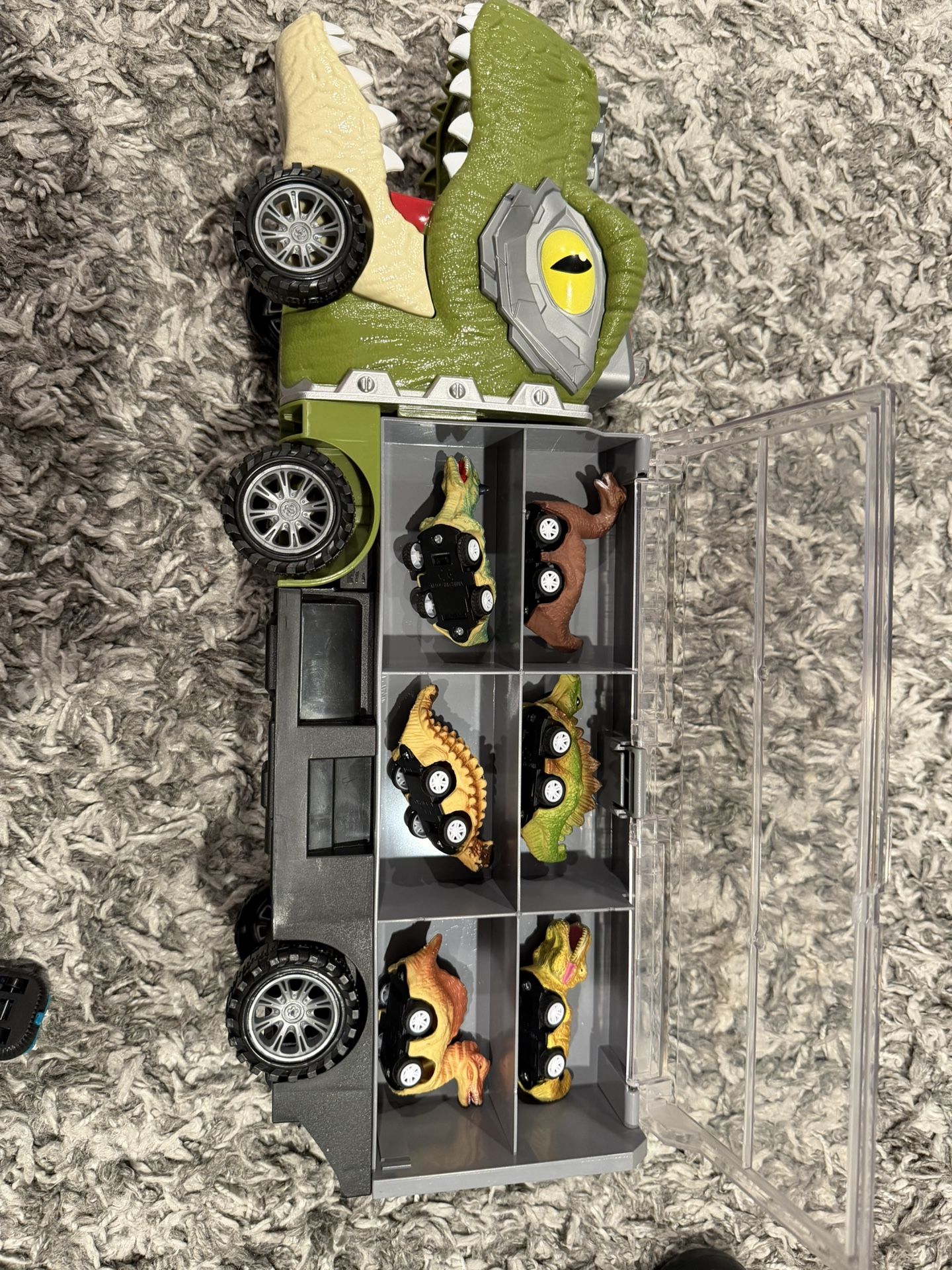 Toy Truck With Accessories, Lights, Like New $10