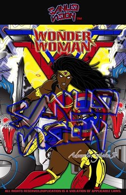 Anime Wonder Woman Poster