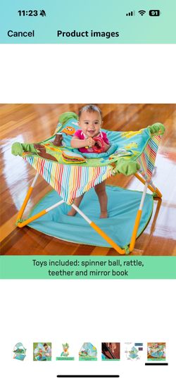 Pop And Jump Indoor/outdoor Baby Activity Jumper