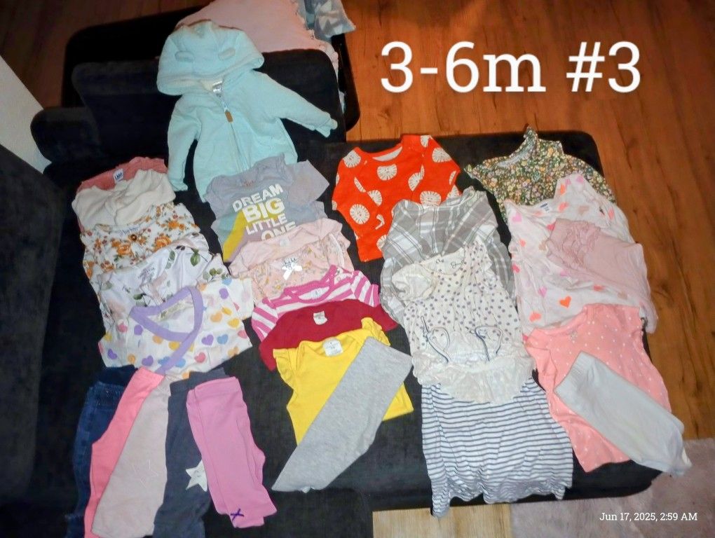 Baby Girl 3-6 Month Clothes Bundle #3