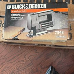 Black and decker variable speed, jigsaw