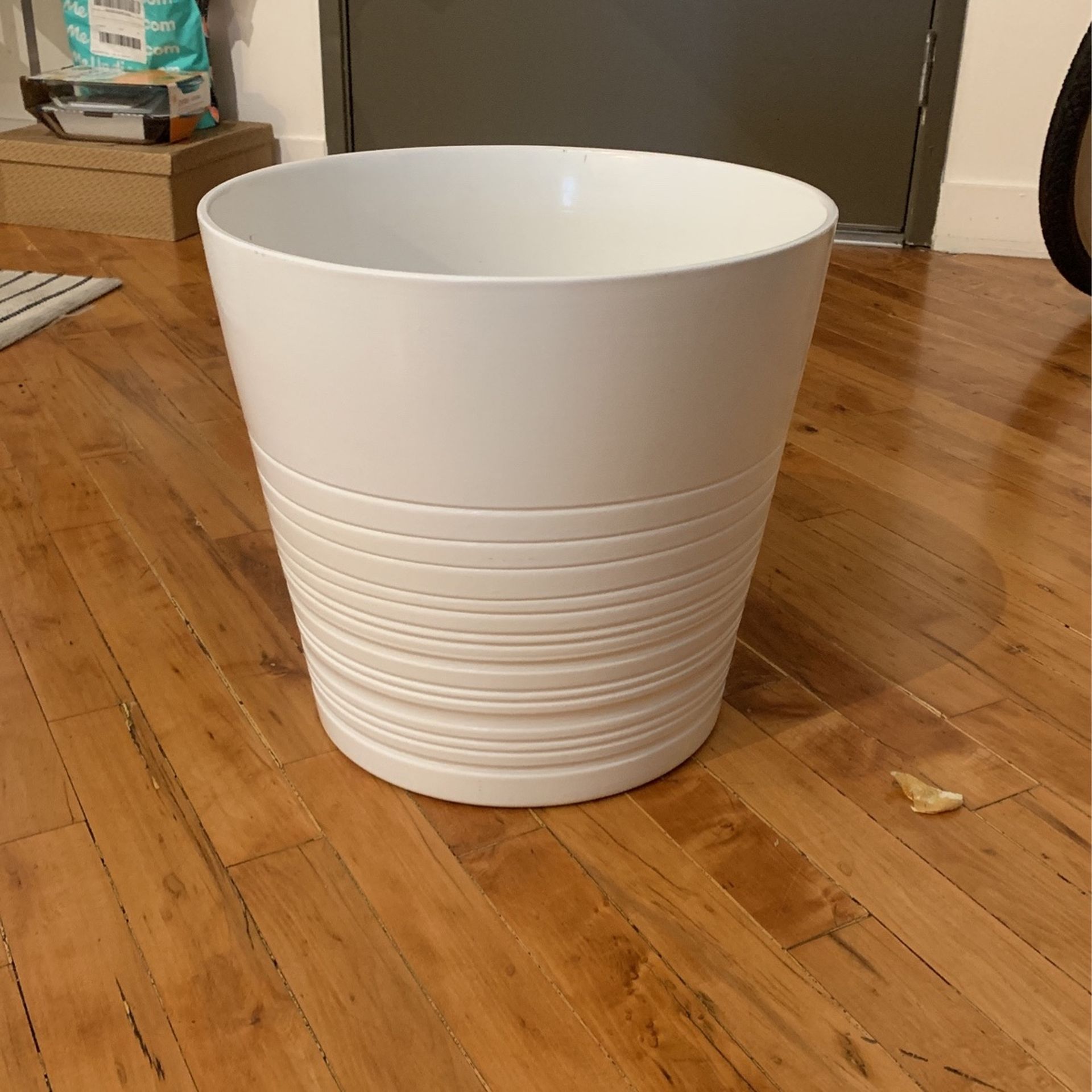 IKEA Large White Plant Pot, Ceramic