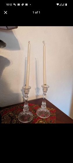 Glass Candle Holders