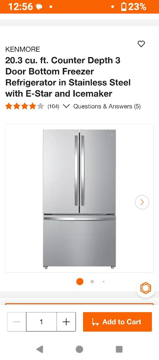 Double Door Stainless Steele Ref.