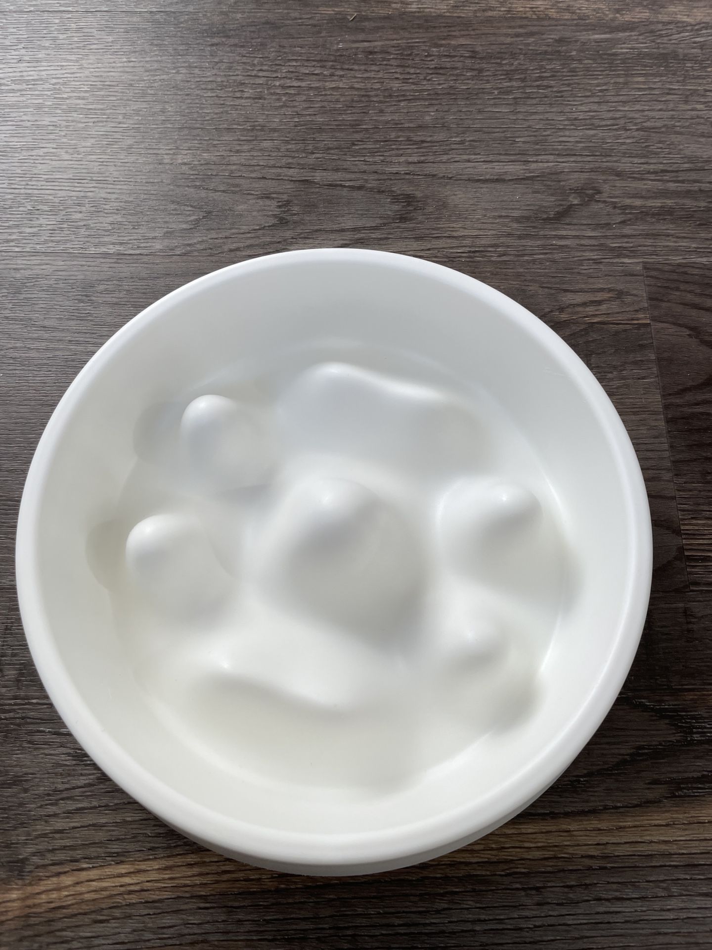 Large Dog Slow Feeder Bowl Thicker and ABS, Heavier, Extra Durable Than Normal Slow Food Bowls, Effectively Slow Down Dog's Eating Speed (2-3 Times),