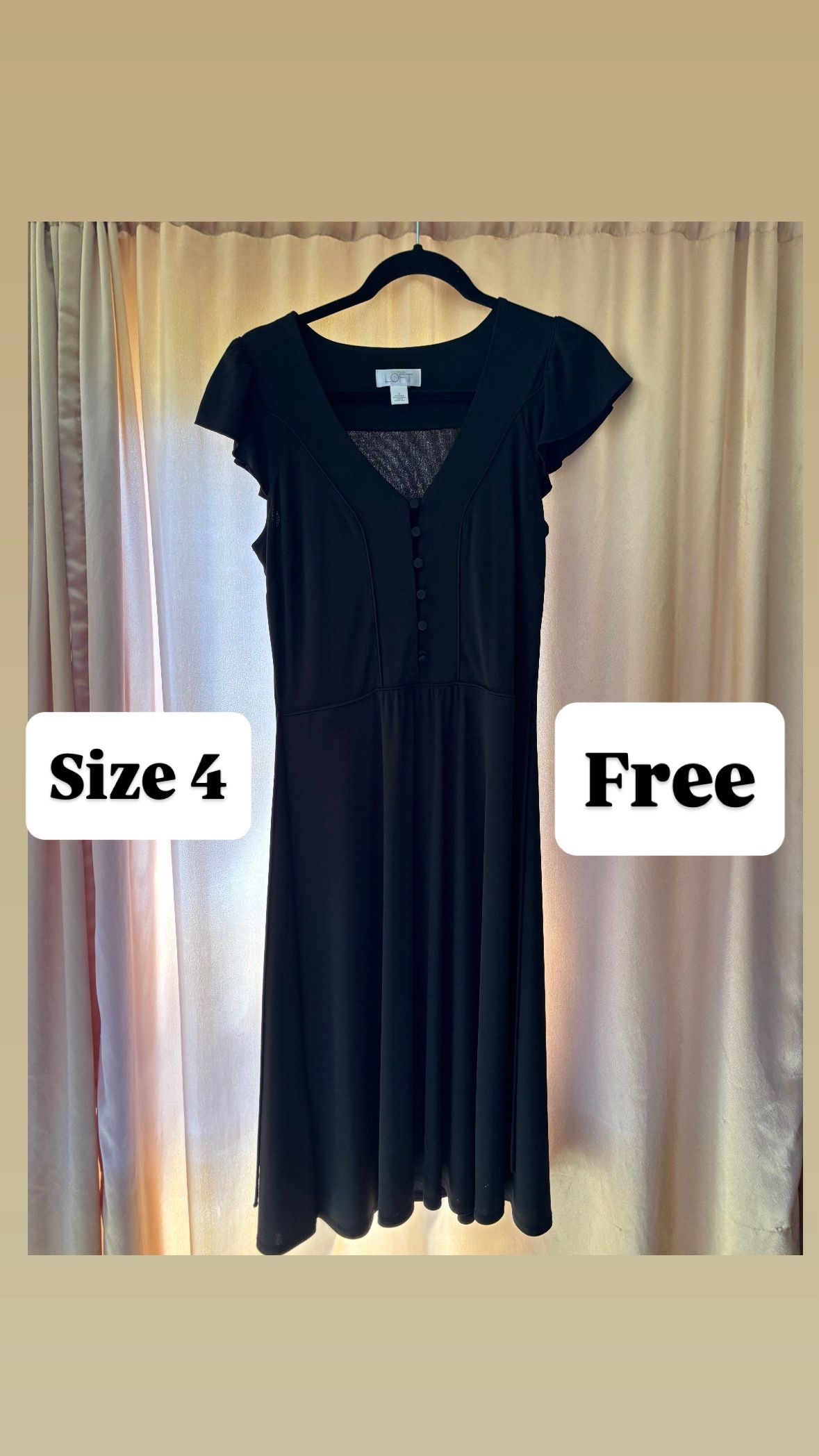FREE Women’s dress, size 4.