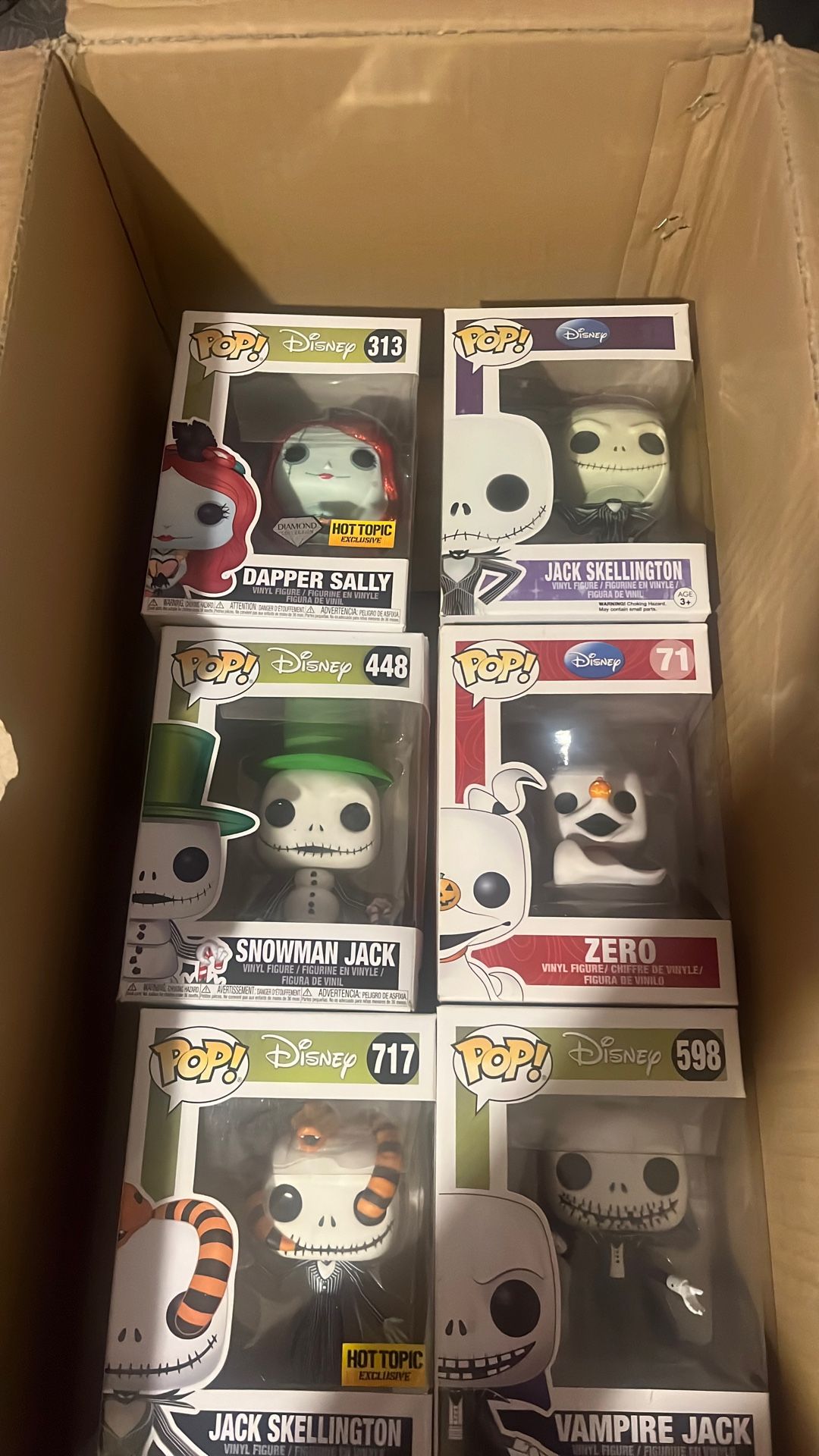 The Nightmare Before Christmas Funko Pop