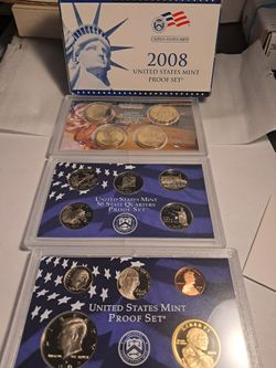 2008-S United States Proof Set. Box And COA.