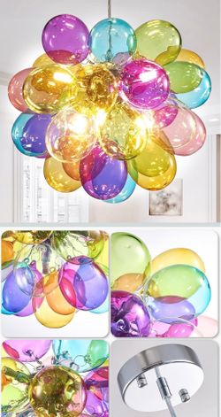 Colorful Bubble Ball Chandelier