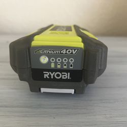 RYOBI 40v Lithium Battery 