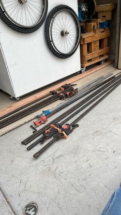 Woodworking bar clamps