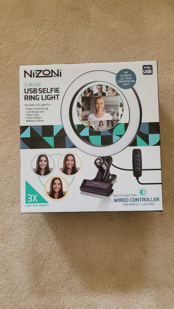 Nizoni USB Selfie Ring Light