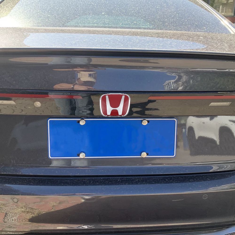 BRAND NEW 1PCS HONDA RED REAR TRUNK H LOGO JDM EMBLEM FOR ACCORD 2023-2025