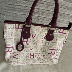 Authentic VALENTINO RUDY Tote Bag purse (Made in Italy)