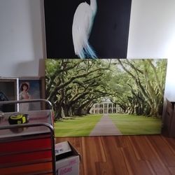 Very Nice Large Painting LA Painting Came From Elis Potter