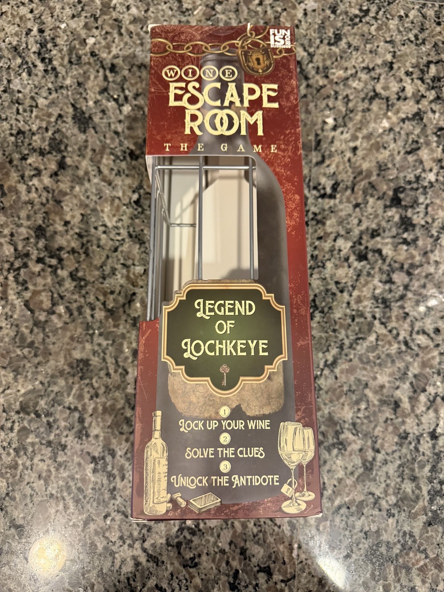 Brand New - Wine Escape Room Game - Legend of Lochkeye