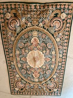 Wool scatter rug - made in India