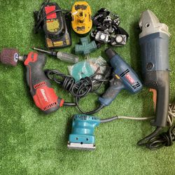 DeWalt Makita Ryobi Milwaukee Tools