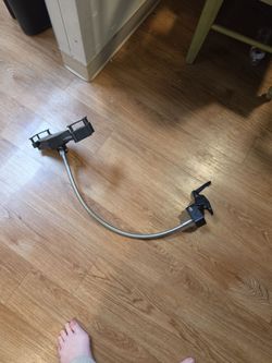 CTA Digital Tablet Clamp Stand Heavy-Duty Gooseneck Clamp Stand for iPad