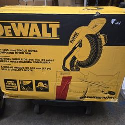 DEWALT 15 Amp Corded 12 in. Single Bevel Compound Miter Saw #108912