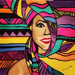 Hand painted canvas