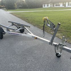 Aluminum Jetski Trailer. Most Components Are New. Ready To Load….