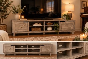 Rustic Farmhouse TV Stand / Entertainment Center