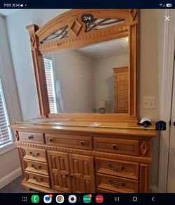 Beautiful dresser and matching Armour