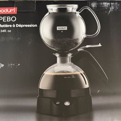 Bodum ePEBO Vacuum Coffee Maker  Brand New