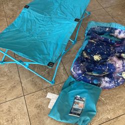 Kids Cot with Sleeping Bag