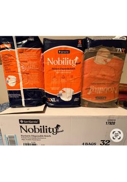 Nobility 3XL Bariatric Adults Briefs 56ct