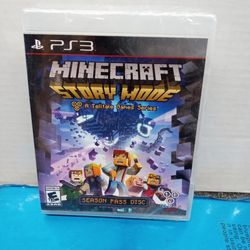 PS3 Minecraft Story Mode Season Pass Disc Factory Sealed 