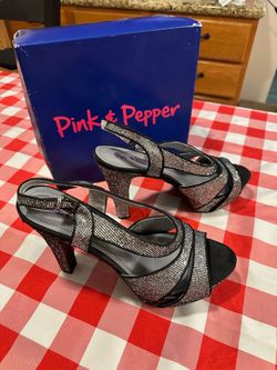 Silver shoes