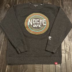 UFC Noche Dark Gray Crewneck Sweatshirt | Unisex | XL