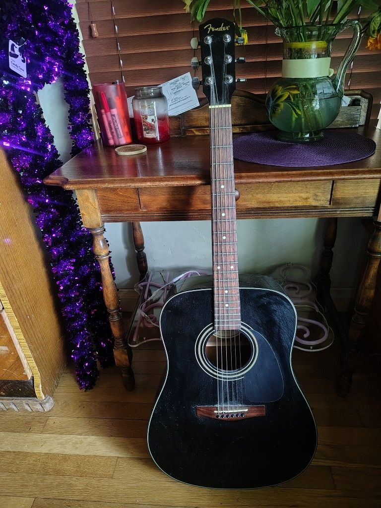 Acoustic Fender Guitar