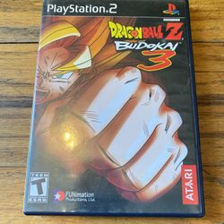 Dragon Ball Z: Budokai 3 (Sony PlayStation 2, 2004) PS2 CIB 